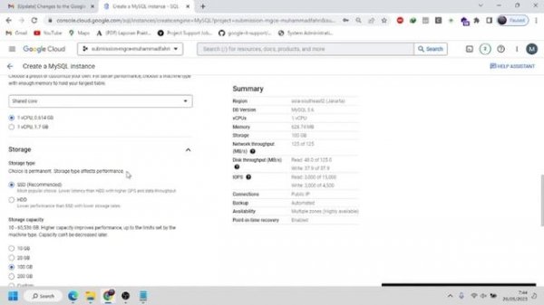4. Membuat Sql Instance || Money Tracker App Dicoding