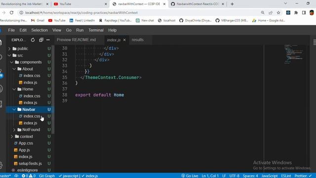 Navbar with Context | Coding Practice 42 | REACT JS | NxtWave | CCBP 4.0 смотреть онлайн