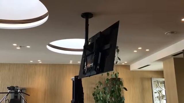 моторизованный поворотный потолочный кронштейн для телевизора смотреть онлайн
