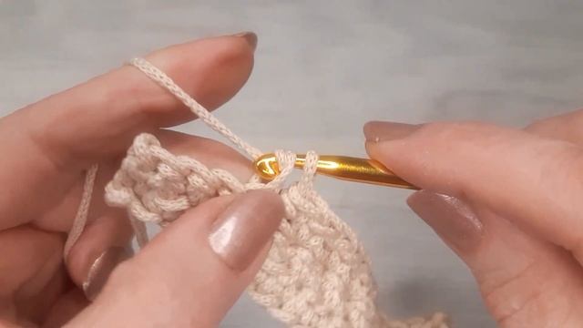 Простой узор для коврика, сумки, пледа.  Crochet Pattern