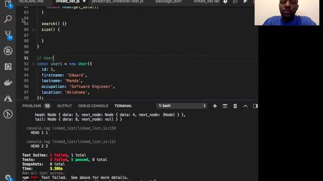 linked list in javascript смотреть онлайн