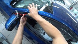 New Skoda Rapid установка дефлекторов на двери