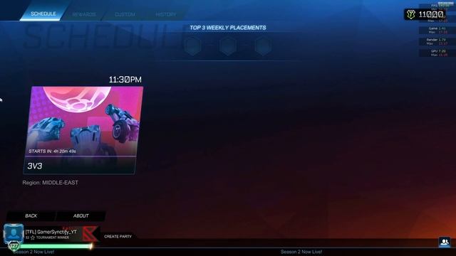 How To Complete The Psyonix Scheduled Tournament Challenge In Rocket League Season 2(UPDATED VIDEO)