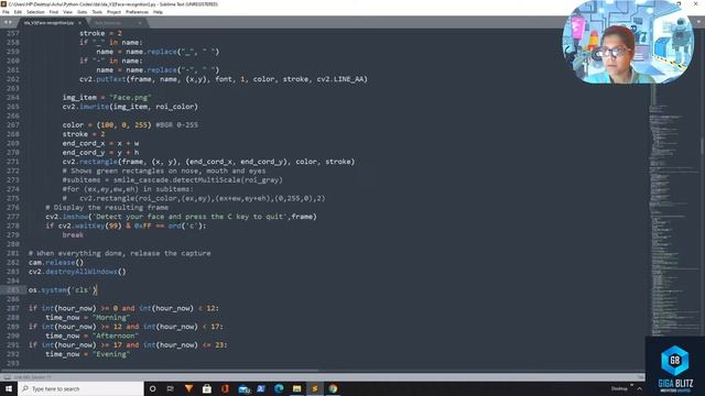 Building a Virtual Assistant (using Python) V3 (Face Recognition) | Giga Blitz смотреть онлайн