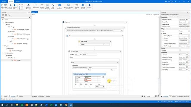How to send Hotkeys to specific Excel Cells in UiPath - Full Tutorial смотреть онлайн