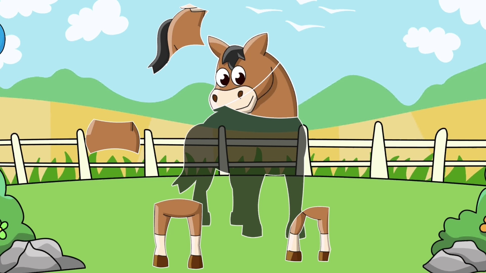 Рисуем по точкам и собираем пазлы Животные | Мультик для детей смотреть онлайн