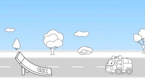 Робокар Поли - Учимся рисовать Эмбер - Раскраска - Машинка скорой помощи - Мультик