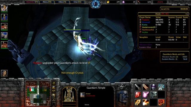 Warcraft 3 Classic HellHalt TD Competitive #110 no sound смотреть онлайн