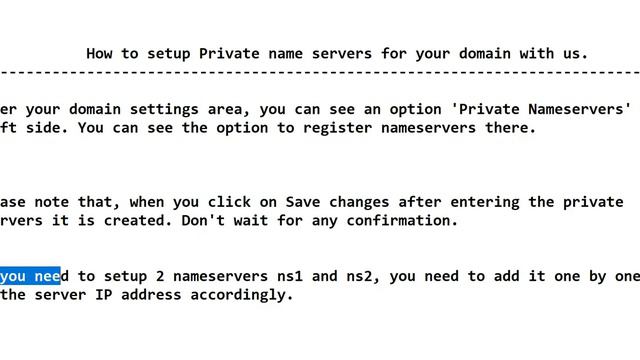 How to setup Private name servers for your domain? смотреть онлайн
