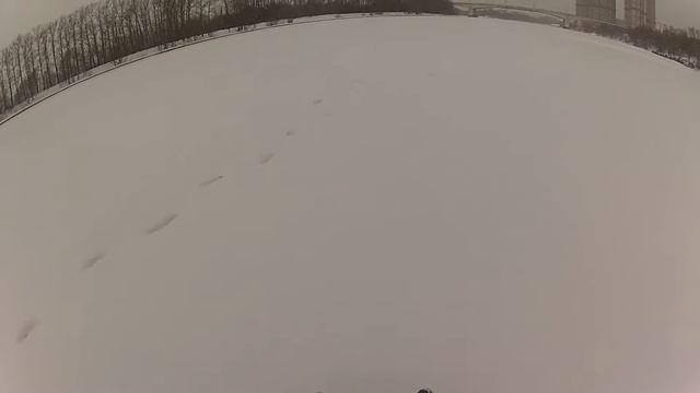 Учебные полеты на параплане на ул. Живописная, Москва смотреть онлайн