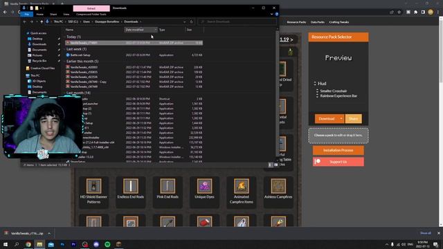 CUSTOM HOTBAR EASY Minecraft 1.19 Java & Bedrock | How To Customize Hotbar In Minecraft 1.19 смотреть онлайн