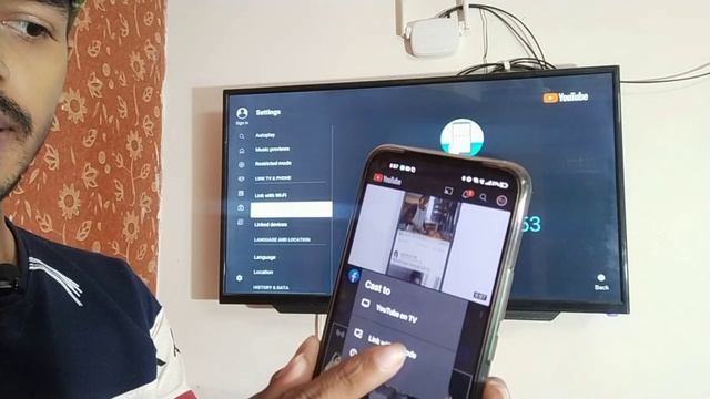 mobile ko Tv se link kaise karen,How to link with tv using code,youtube connect,tv code kaise nikal смотреть онлайн