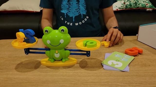 GILOBABY Frog Balance Math Toys Game, STEM Learning Educational Counting Numbers Toys смотреть онлайн