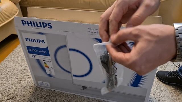 Unboxing TV Set Philips 32PFS6905/12, 32", 80cm, 1920 x 1080 (Full HD) смотреть онлайн