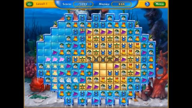 Fishdom Frosty Splash 2a смотреть онлайн
