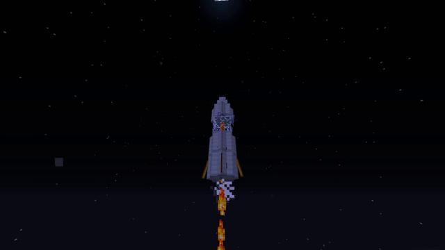 Minecraft | Como LLEGAR A LA LUNA con un COHETE ESPACIAL!! | SIN MODS!!! [1.11] смотреть онлайн