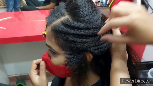 Easy & beautiful party hairstyle with crumping step by step for biggners смотреть онлайн