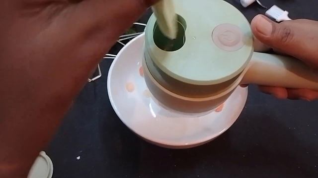 4 In 1 Electric Handheld Vegetable Cutter Set Wireless Food Chopper Product Review & Demo смотреть онлайн