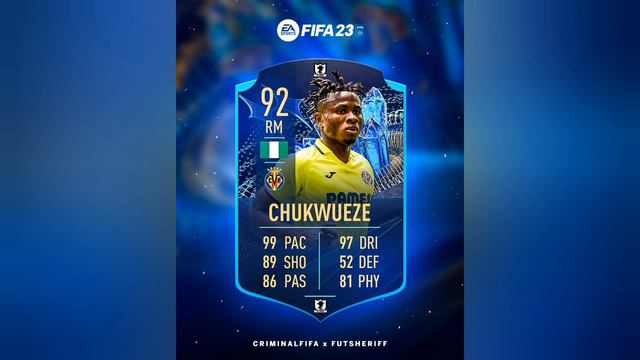 Chukwueze TOTS Moments Card Coming Stats Predicted - FIFA 23 SBC Or Objectives