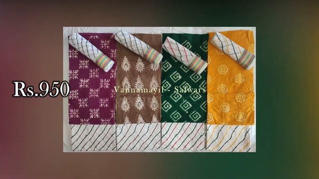 10 Different Designs Of Batik Dress Materials | Bandhani Dress Materials | Buy Online | With Price