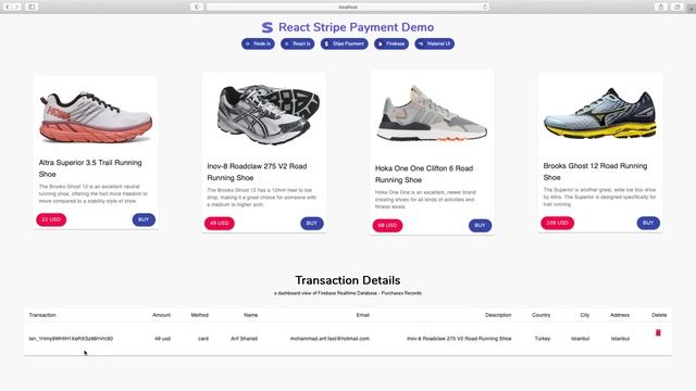 Stripe Integration with React смотреть онлайн