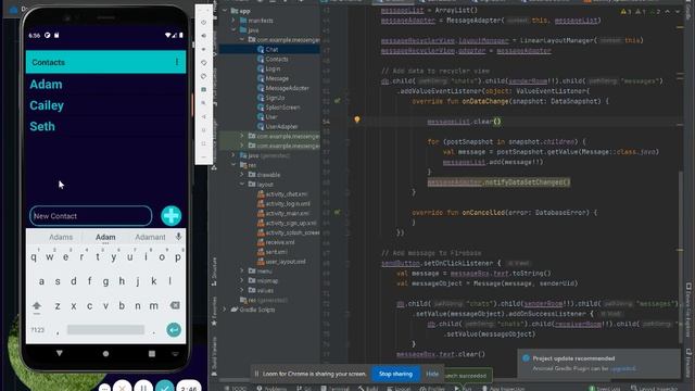 Messenger App Demo смотреть онлайн
