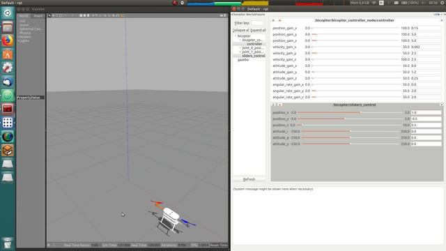 Bicopter : Simulation on Gazebo смотреть онлайн