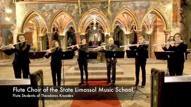 Hark! The Herald Angels Sing - Felix Mendelssohn - Flute Choir of the State Limassol Music School смотреть онлайн