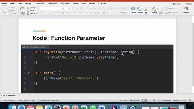 Kotlin Dasar : (16) Function Parameter смотреть онлайн