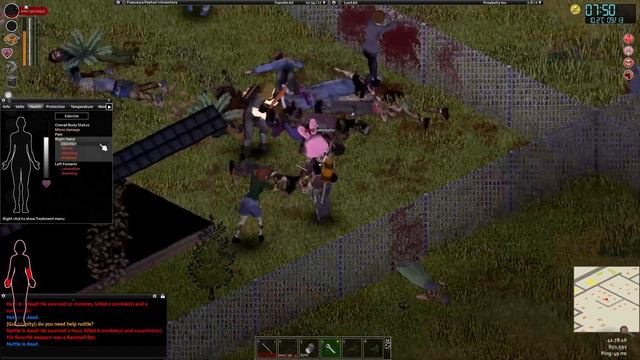Rescue player Nuttle Operation pt.2 - We got help from the admin - Project Zomboid смотреть онлайн