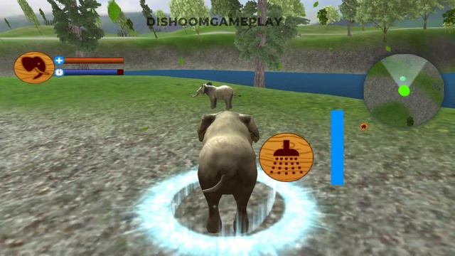Wild Elephant Family Simulator - Elephant game Family Simulator Android Gameplay #1 смотреть онлайн