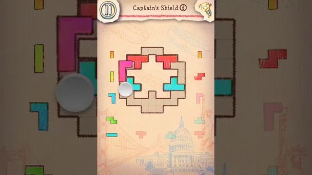 Doodle Fit 2 - USA Captain's Shield Walkthrough смотреть онлайн
