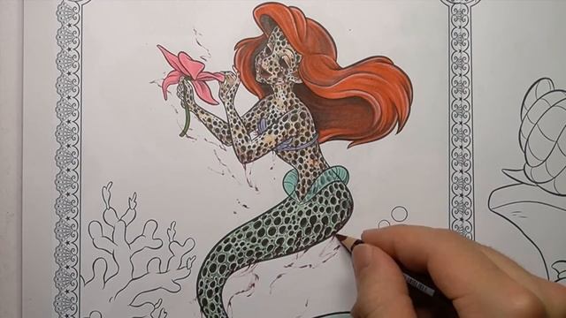 HORROR Artist vs $5 DISNEY The Little Mermaid Colouring Book ✍️ смотреть онлайн