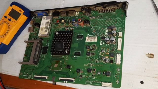 ТВ PHILIPS 37pfl5405h/60 Подсветка работает,изображение отсутствует. смотреть онлайн