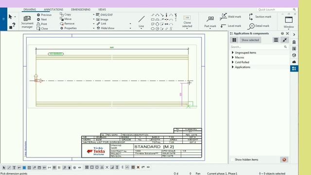 Drawing shortcuts | Print drawings | Pdf file in Tekla in tamil смотреть онлайн