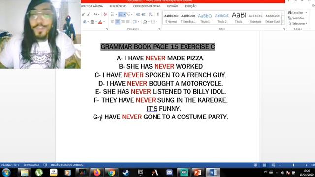 Student and Grammar book exercises, Solving doubts and more Present Perfect Exercises. смотреть онлайн