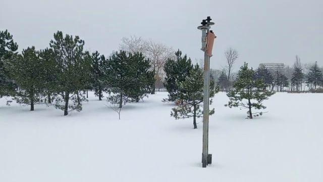 Мариуполь. р. Кальчик скована льдом. смотреть онлайн