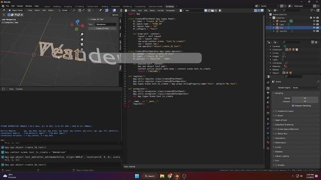 Creating an Addon for Blender Using AI - OpenAI смотреть онлайн