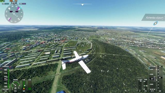 г. Кумертау в Microsoft Flight Simulator 2020 смотреть онлайн