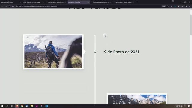 Como Animar elementos al Scrollear | Animate on Scroll (Javascript) смотреть онлайн