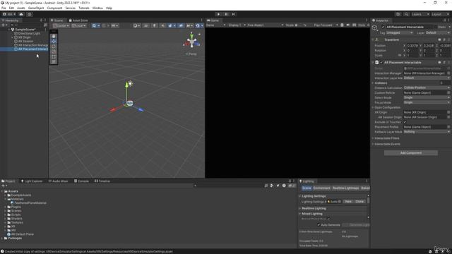 22. 3. Interactions with AR objects