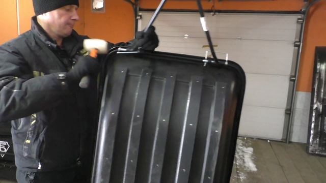 Сани волокуши и складные сидушки для мотобуксировщиков. РАСПАКОВКА!!! смотреть онлайн