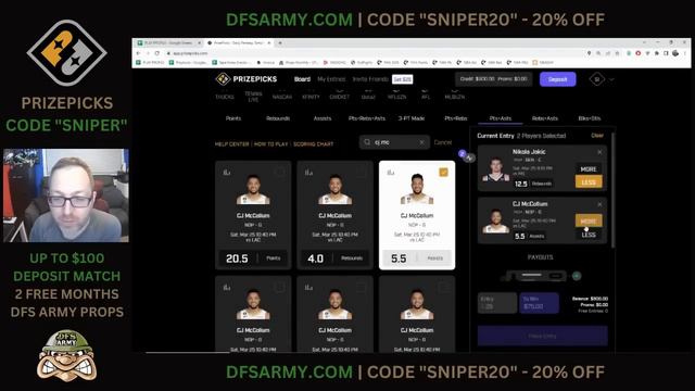 🔥NBA PRIZEPICKS TODAY🔥 TOP PLAYS FOR SATURDAY MARCH 25 смотреть онлайн