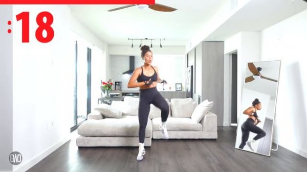 Cardio Kickboxing Workout to Burn Fat at Home | 45 Minute Low Impact HIIT Workout | growwithjo