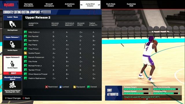 NEW BEST JUMPSHOT FOR PLAYERS 6'5 - 6'9 in NBA 2K24 смотреть онлайн