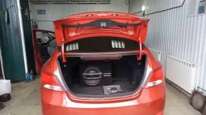 Газовые упоры багажника солярис