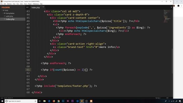 PHP Tutorial (& MySQL) #29 - Control Flow Alt Syntax смотреть онлайн
