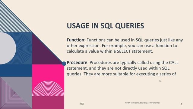 Most Asked SQL Questions | Difference between function and procedure смотреть онлайн