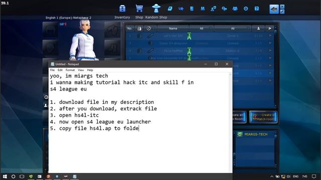 Tutorial Hack All Items and Skill F in S4 League EU смотреть онлайн