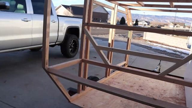 OVERLAND TRAILER BUILD, DIY teardrop square drop trailer, off road camper build, UTV overland campe смотреть онлайн